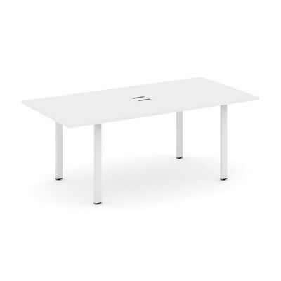 Style Project Direct SN-6P.SPRG-198 (Белый/металл Белый) Стол переговорный