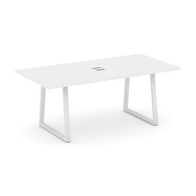 Style Project Direct SN-6T1.SPRG-198 (Белый/металл Белый) Стол переговорный