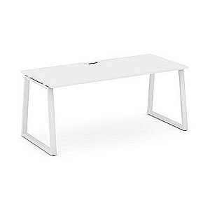 SN-6T1.SR-024.M (Белый/металл Белый) Стол письменный