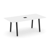 Style Project Direct SN-6A.SPRG-198 (Белый/металл Черный) Стол переговорный