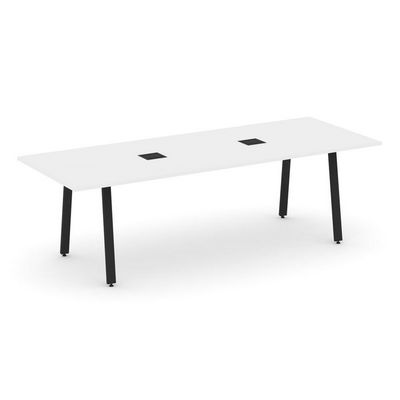 Style Project Direct SN-6A.SPRG-258 (Белый/металл Черный) Стол переговорный