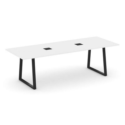 Style Project Direct SN-6T1.SPRG-258 (Белый/металл Черный) Стол переговорный