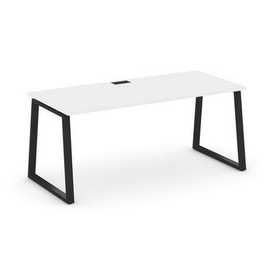 Style Project Direct SN-6T1.SR-016.M (Белый/металл Черный) Стол письменный