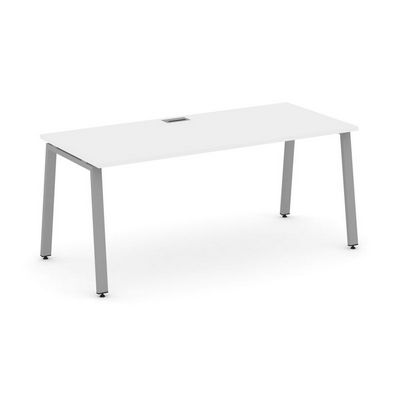 Style Project Direct SN-6A.SR-025.M (Белый/металл Серый) Стол письменный