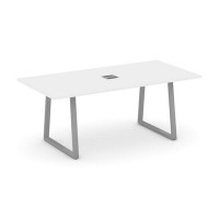 Style Project Direct SN-6T1.SPRG-198 (Белый/металл Серый) Стол переговорный