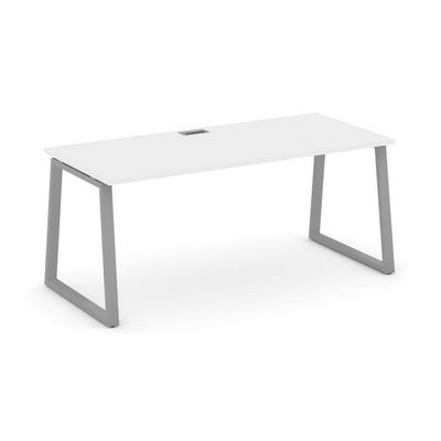 Style Project Direct SN-6T1.SR-024.M (Белый/металл Серый) Стол письменный