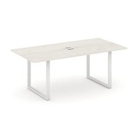 Style Project Direct SN-6O.SPRG-198 (Дуб наварра/металл Белый) Стол переговорный