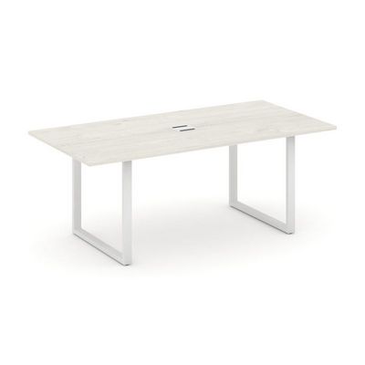 Style Project Direct SN-6O.SPRG-198 (Дуб наварра/металл Белый) Стол переговорный