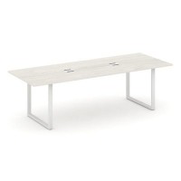 Style Project Direct SN-6O.SPRG-258 (Дуб наварра/металл Белый) Стол переговорный