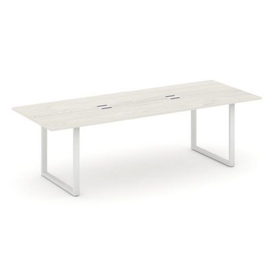 Style Project Direct SN-6O.SPRG-258 (Дуб наварра/металл Белый) Стол переговорный