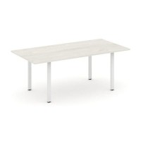 Style Project Direct SN-6P.SPRG-198.3 (Дуб наварра/металл Белый) Стол переговорный