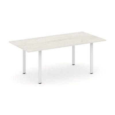 Style Project Direct SN-6P.SPRG-198.3 (Дуб наварра/металл Белый) Стол переговорный