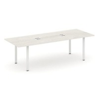 Style Project Direct SN-6P.SPRG-258 (Дуб наварра/металл Белый) Стол переговорный