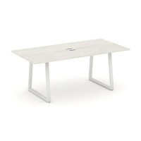 Style Project Direct SN-6T1.SPRG-198 (Дуб наварра/металл Белый) Стол переговорный