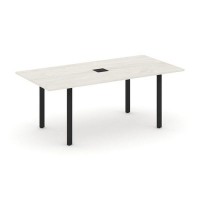 Style Project Direct SN-6P.SPRG-198 (Дуб наварра/металл Черный) Стол переговорный