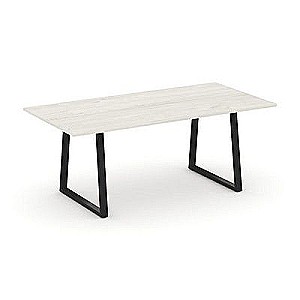 SN-6T1.SPRG-198.3 (Дуб наварра/металл Черный) Стол переговорный