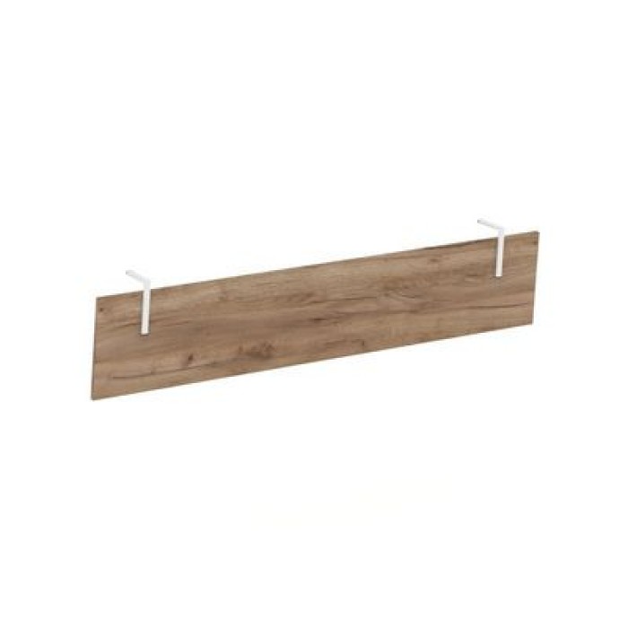 SN.CSDR.T1-004 (Дуб табак/металл Белый) Царга стола наклонная ЛДСП