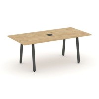 Style Project Direct SN-6A.SPRG-198 (Тиквуд светлый/металл Антрацит) Стол переговорный