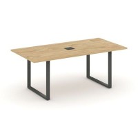 Style Project Direct SN-6O.SPRG-198 (Тиквуд светлый/металл Антрацит) Стол переговорный