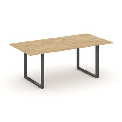 Style Project Direct SN-6O.SPRG-198.3 (Тиквуд светлый/металл Антрацит) Стол переговорный