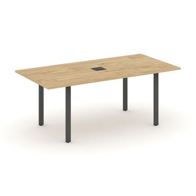 Style Project Direct SN-6P.SPRG-198 (Тиквуд светлый/металл Антрацит) Стол переговорный