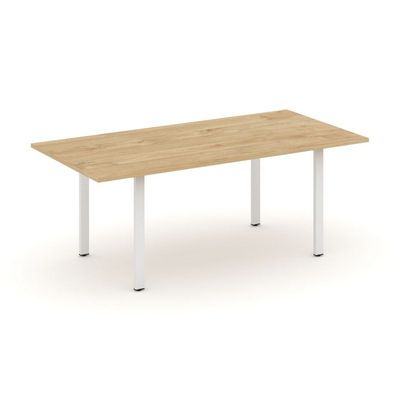 Style Project Direct SN-6P.SPRG-198.3 (Тиквуд светлый/металл Белый) Стол переговорный