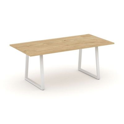 Style Project Direct SN-6T1.SPRG-198.3 (Тиквуд светлый/металл Белый) Стол переговорный