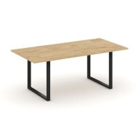 Style Project Direct SN-6O.SPRG-198.3 (Тиквуд светлый/металл Черный) Стол переговорный