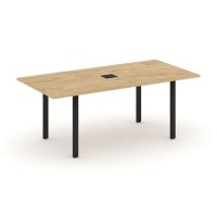 Style Project Direct SN-6P.SPRG-198 (Тиквуд светлый/металл Черный) Стол переговорный