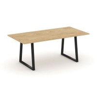 Style Project Direct SN-6T1.SPRG-198.3 (Тиквуд светлый/металл Черный) Стол переговорный