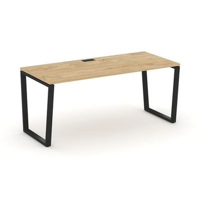 Style Project Direct SN-6T2.SR-016.M (Тиквуд светлый/металл Черный) Стол письменный