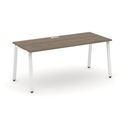 Style Project Direct SN-6A.SR-025.M (Вяз благородный/металл Белый) Стол письменный