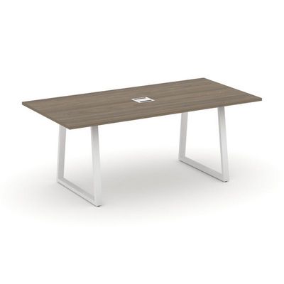 Style Project Direct SN-6T1.SPRG-198 (Вяз благородный/металл Белый) Стол переговорный