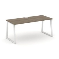 Style Project Direct SN-6T1.SR-013.M (Вяз благородный/металл Белый) Стол письменный