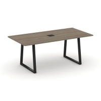 Style Project Direct SN-6T1.SPRG-198 (Вяз благородный/металл Черный) Стол переговорный