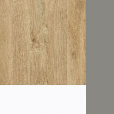 Style Project Direct SN-6A.SRG-013.M(L) (Тиквуд светлый/Белый/металл Серый) Стол письменный с греденцией левой