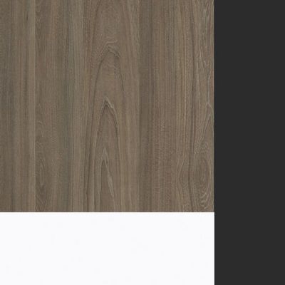 Style Project Direct SN-6A.SRG-013.M(L) (Вяз благородный/Белый/металл Черный) Стол письменный с греденцией левой