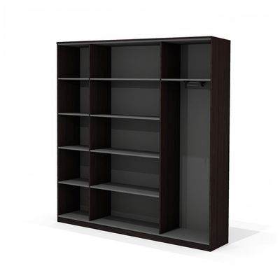 Сидней Sd-64N (Вишня ойра) Комбинированный шкаф с гардеробом