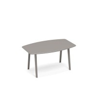 Тайм метал ТМ М1 141 МП (Мокко премиум) Стол для переговоров фигурный METAL