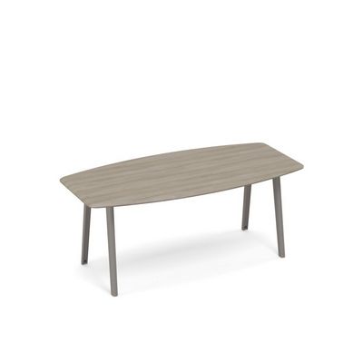 Тайм метал ТМ М1 143 ВЛ (Вяз либерти) Стол для переговоров фигурный METAL