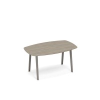 Тайм метал ТМ М1 145 ВЛ (Вяз либерти) Стол для переговоров овальный METAL