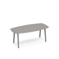 Тайм метал ТМ М1 147 МП (Мокко премиум) Стол для переговоров овальный METAL