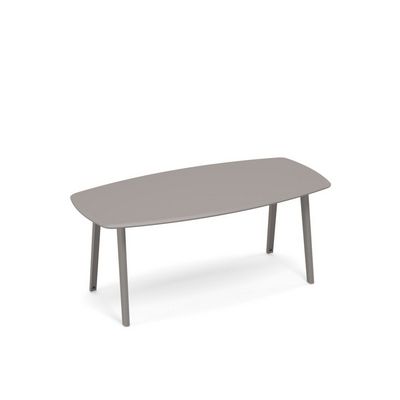 Тайм метал ТМ М1 147 МП (Мокко премиум) Стол для переговоров овальный METAL