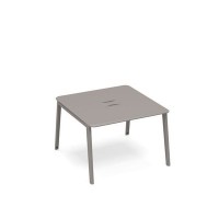 Тайм метал ТМ М1 153 МП/МП (Мокко премиум) Стол для переговоров с кабель-каналом METAL