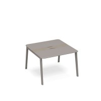 Тайм метал ТМ М1 153 МП/ВЛ (Вяз либерти/Мокко премиум) Стол для переговоров с кабель-каналом METAL