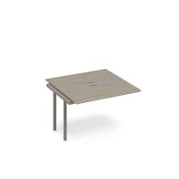 Тайм метал ТМ М1 153-1 ВЛ/МП (Мокко премиум/Вяз либерти) Секция стола для переговоров с кабель-каналом METAL