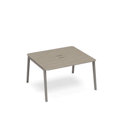 Тайм метал ТМ М1 154 ВЛ/ВЛ (Вяз либерти) Стол для переговоров с кабель-каналом METAL