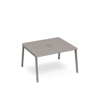 Тайм метал ТМ М1 154 МП/МП (Мокко премиум) Стол для переговоров с кабель-каналом METAL