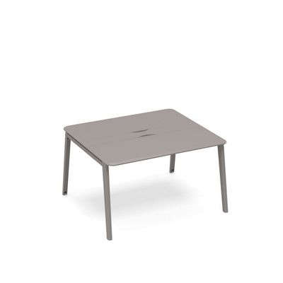 Тайм метал ТМ М1 154 МП/МП (Мокко премиум) Стол для переговоров с кабель-каналом METAL