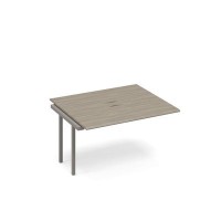 Тайм метал ТМ М1 154-1 ВЛ/ВЛ (Вяз либерти) Секция стола для переговоров с кабель-каналом METAL